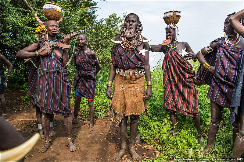 Mursi tribe, Ethiopia / Племя мурси в Эфиопии