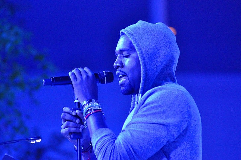 Kanye West performs at The Museum of Modern Art’s annual Party in the Garden benefit, New York City, May 10, 2011