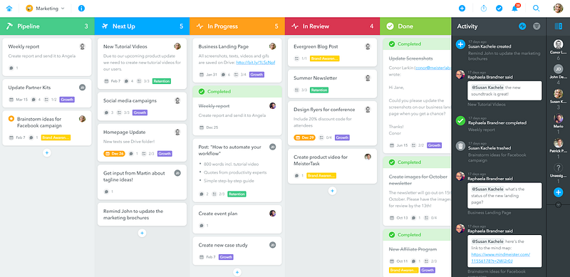 MeisterTask — project management tool
