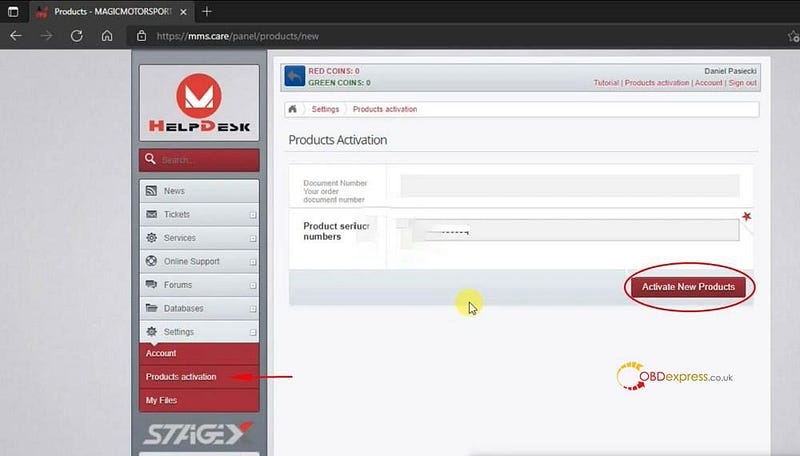 Magic Motorsport Flex Software Activation Guide