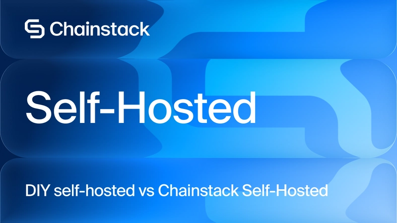 Self-hosted blockchain node: DIY vs Chainstack Self-Hosted