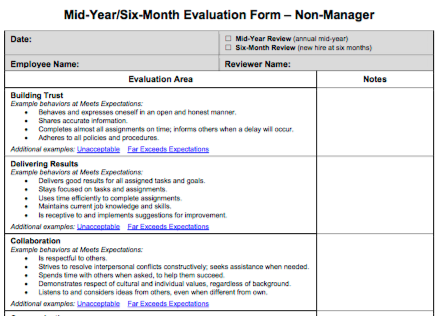 templates employee performance word self pdf development excel evaluations format professional write document plans emory evaluation template mid form examples