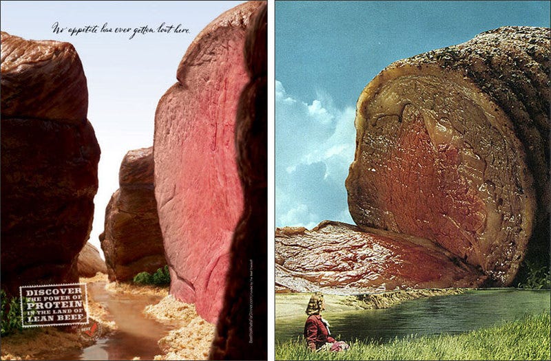 “Powerful Beefscapes” advertising campaign