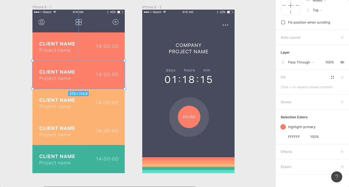 effect styles in Figma