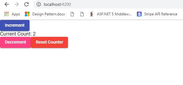 Application using Angular Elements