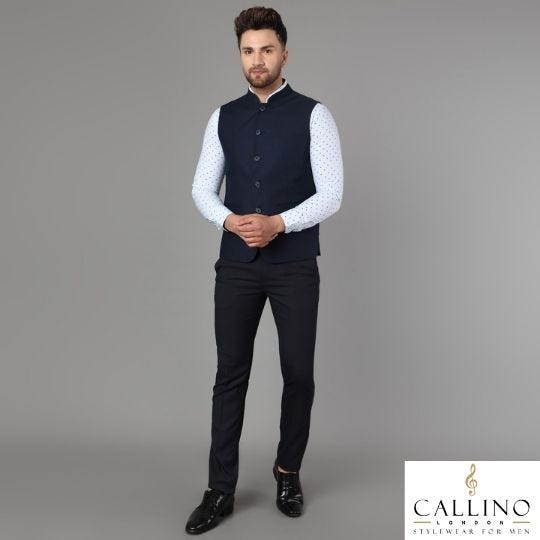buy stylish waistcoat men, branded waistcoat for men online india