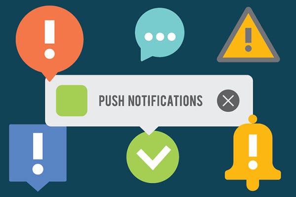 updates through app to increase event app download