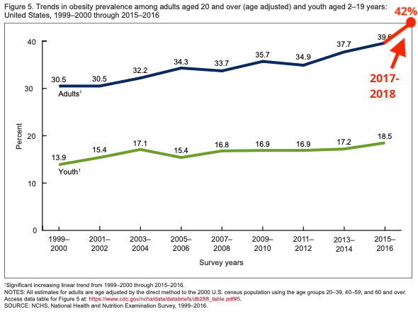 40% of Americans are Obese. Say what?