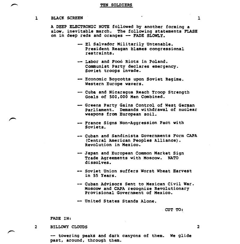 Page One: “Red Dawn” (1984)