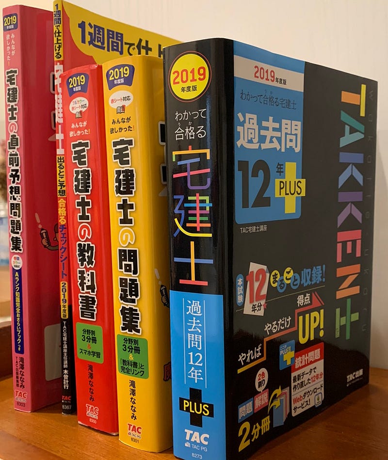 日本宅建應考記 一 教材 過程與心得 方格子