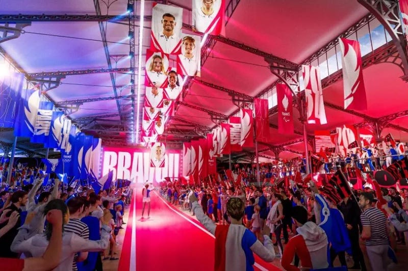 Olympic Athlete Celebrations at Club France Hospitality House for the Paris 2024 Olympic Summer Games.