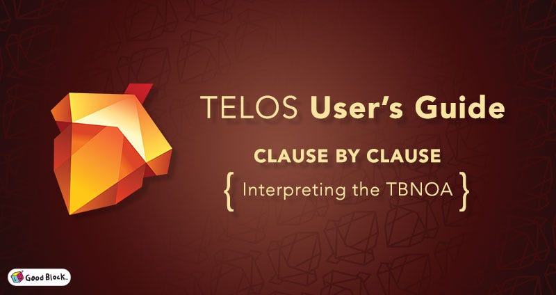 Telos Governance Explained — The TBNOA