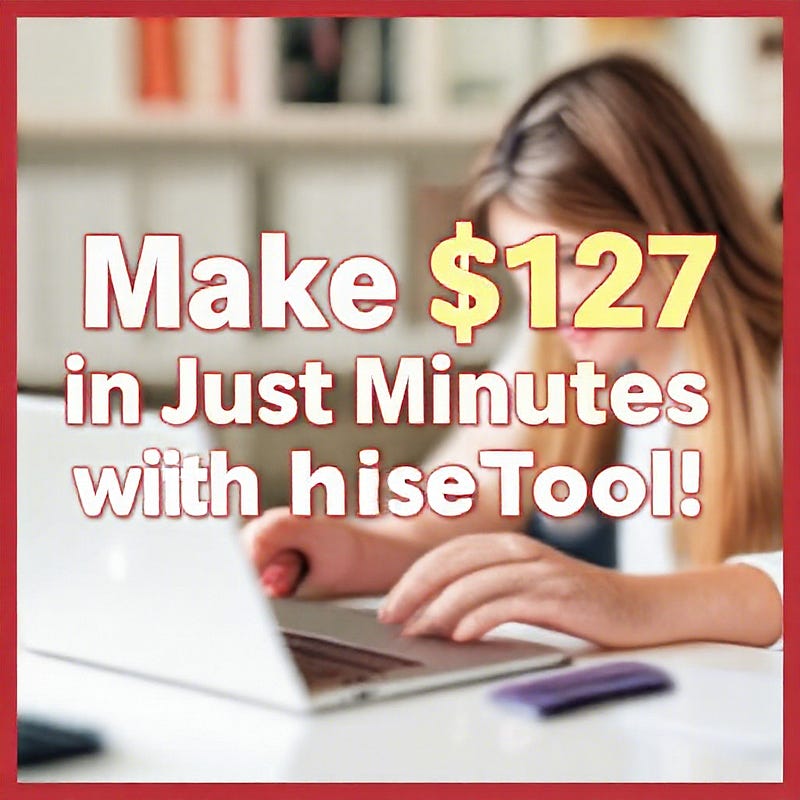 Make $127 in Just Minutes with This Free Tool!