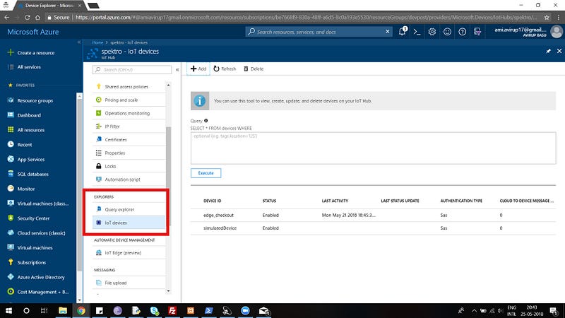 Screenshot - IoT Devices