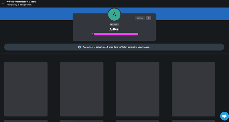 my results page