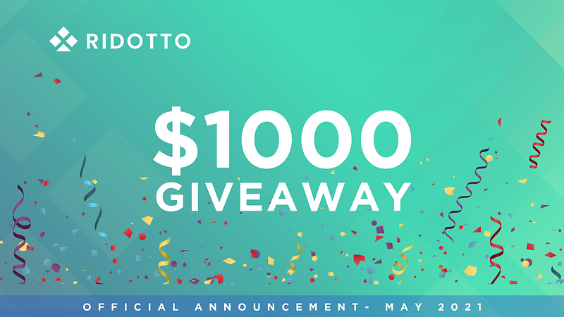 Ridotto Giveaway #1
