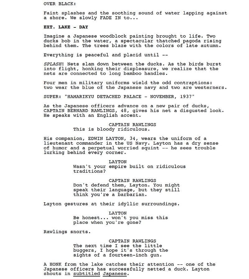 Page One: “Midway” (2019)