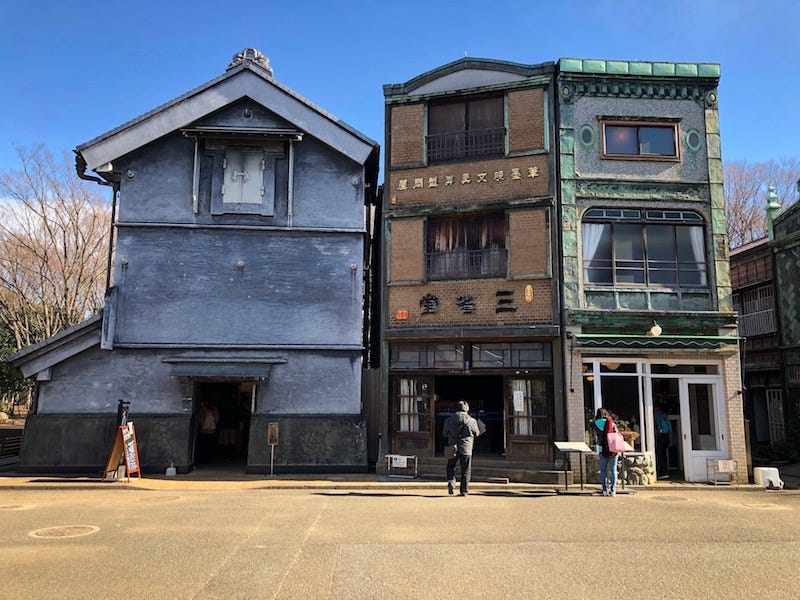 One of the buildings at the Edo-Tokyo Open Air Architectural Museum in western Tokyo