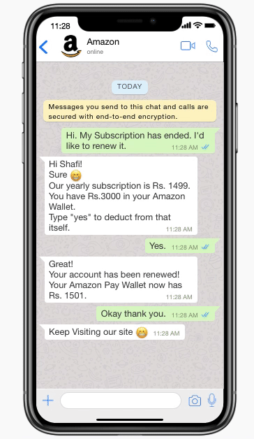 Amazon WhatsApp Bot - bigradar.io