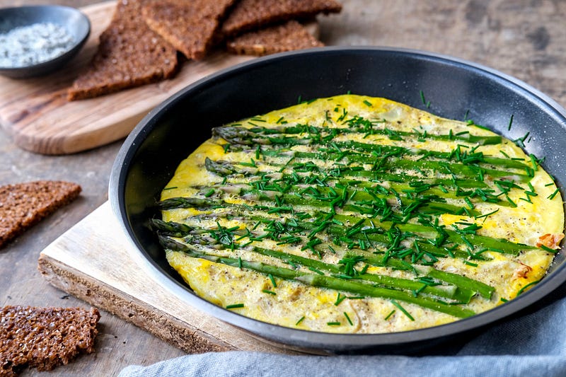 Omelette with Asparagus