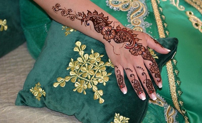 Lihat 47 Gambar  Motif Henna  Tangan Simple Cantik  Pemula  