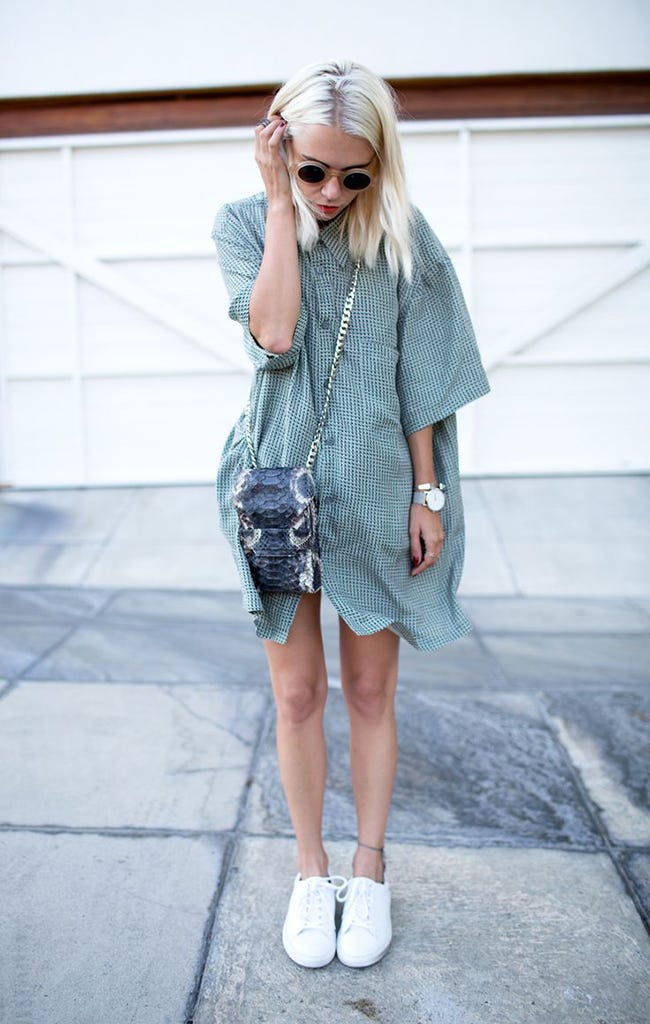 Trend Report How To Wear A Shirt Dress For Summer Olivia Nolan Medium