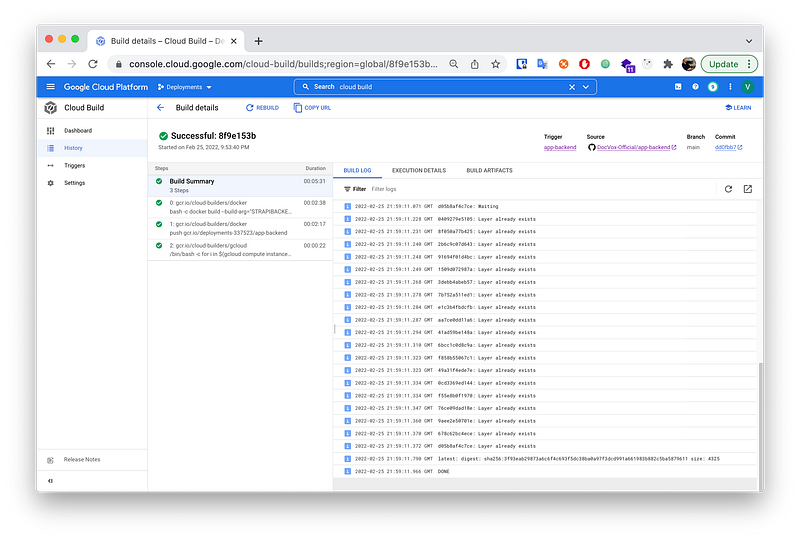CI/CD for Google Cloud Build and Cloud Compute Engine