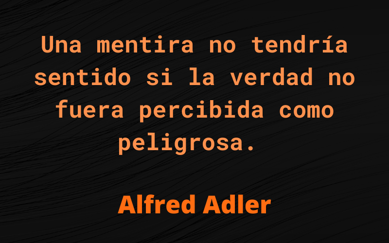 Frases de Mentiras — Alfred Adler