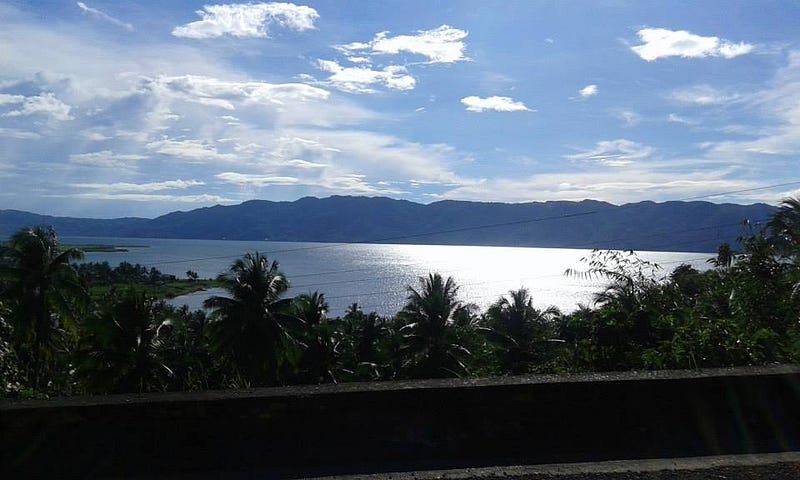 View of Lake Mainit from Kitcharao, Agusan del Norte side.