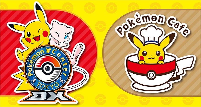 A poster for the Pokemon Cafe in Japan