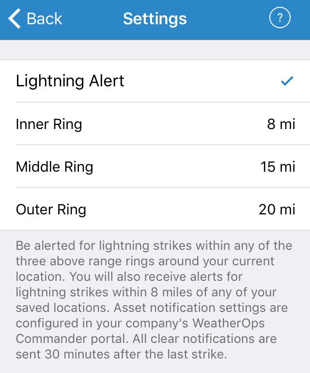 Customize Current Location Settings