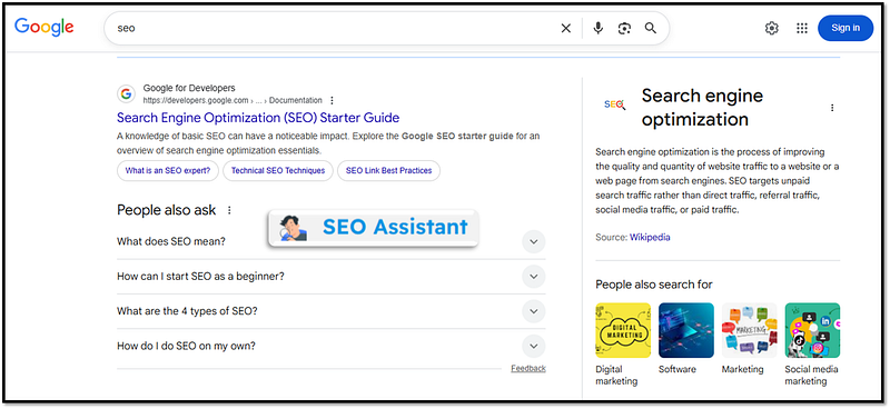 seo keyword too competitive