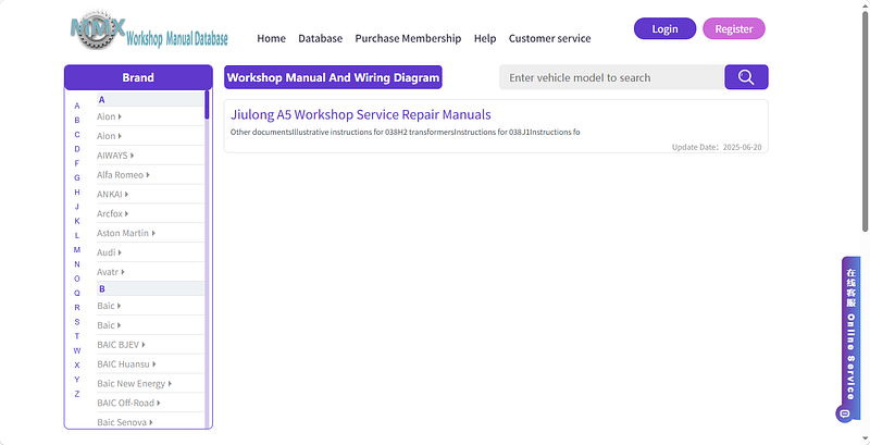 Joylong Series Repair Manuals & Circuit Diagrams (2026)Full Material Description