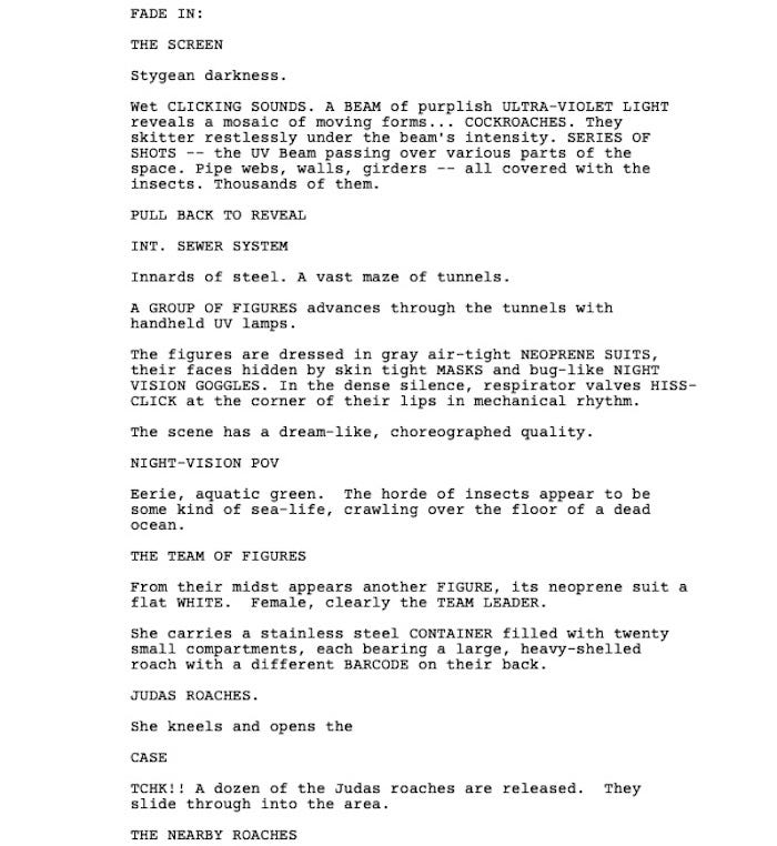 Page One: “Mimic” (1997)
