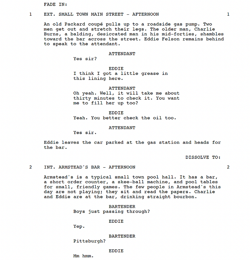 Page One: “The Hustler” (1961)