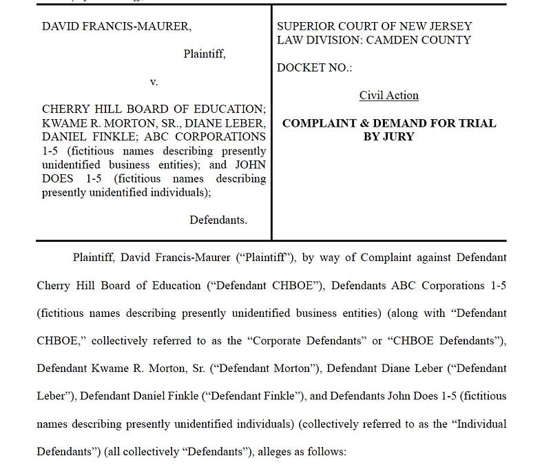 Fired or silenced? Cherry Hill assistant principal says whistleblowing led to retaliation