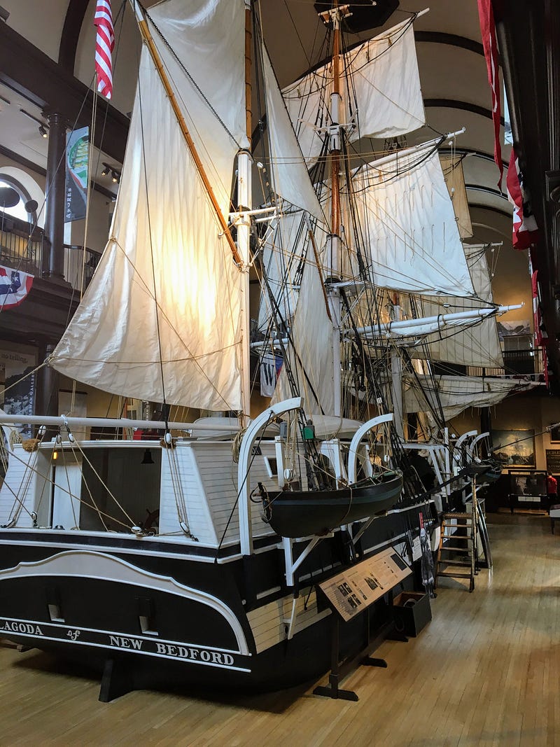 Visiting the New Bedford Whaling Museum while reading Moby-Dick