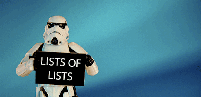 2018 Lists