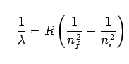 Rydberg formula