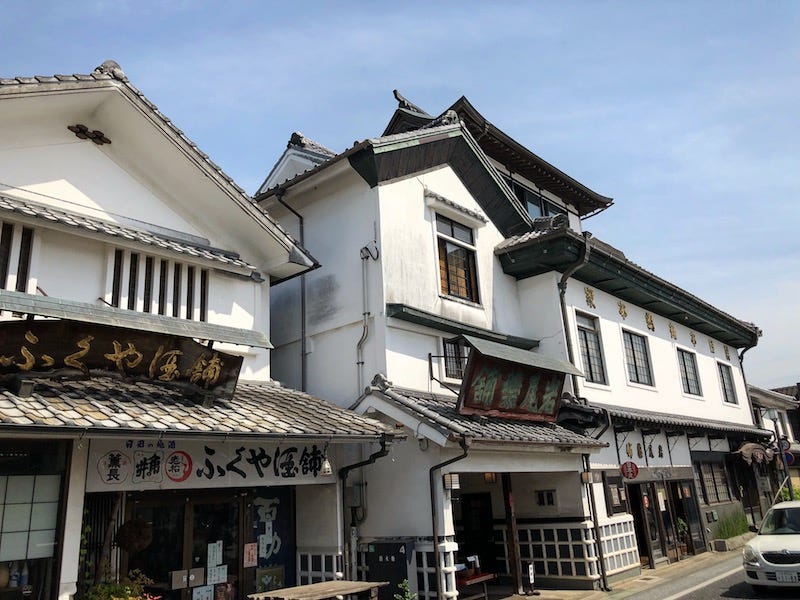 Historic buildings in Mameda-machi which is found in Oita Prefecture’s city of Hita