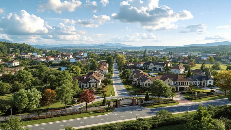 Safe Havens of Affluence and Segregation