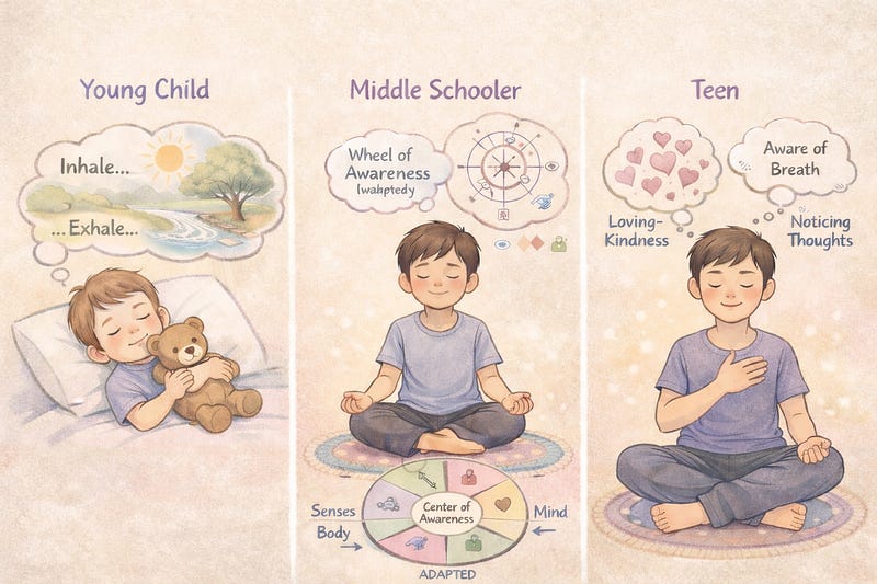 “Mindsight practices for different ages”