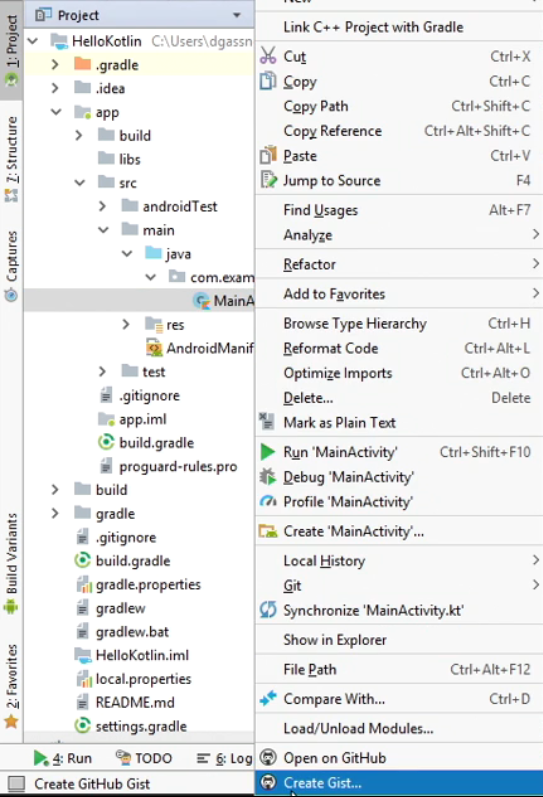 Android studio itwtech