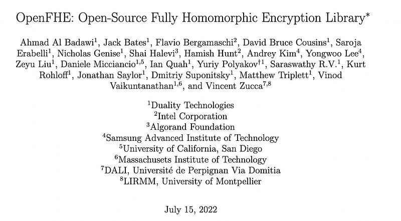 The Rise and Rise of Homomorphic Encryption