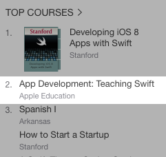 What are some free Apple courses?
