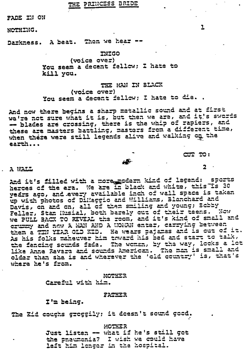 Page One: ‘The Princess Bride’ (1987)
