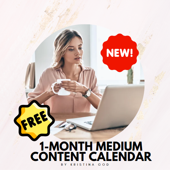 Grab The New and Free One-Month Medium Content Calendar For 2022