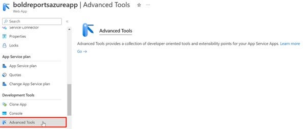 Created Azure app dashboard.