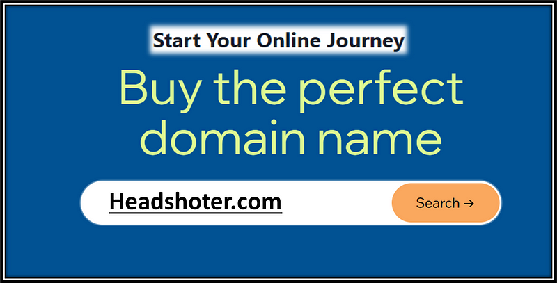 headshoter.com domain name for sale at Start Your Online Journey