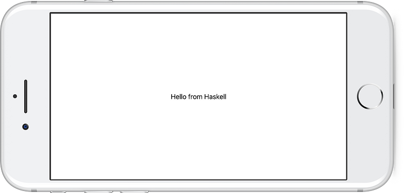 Figure 1: Haskell running on iOS